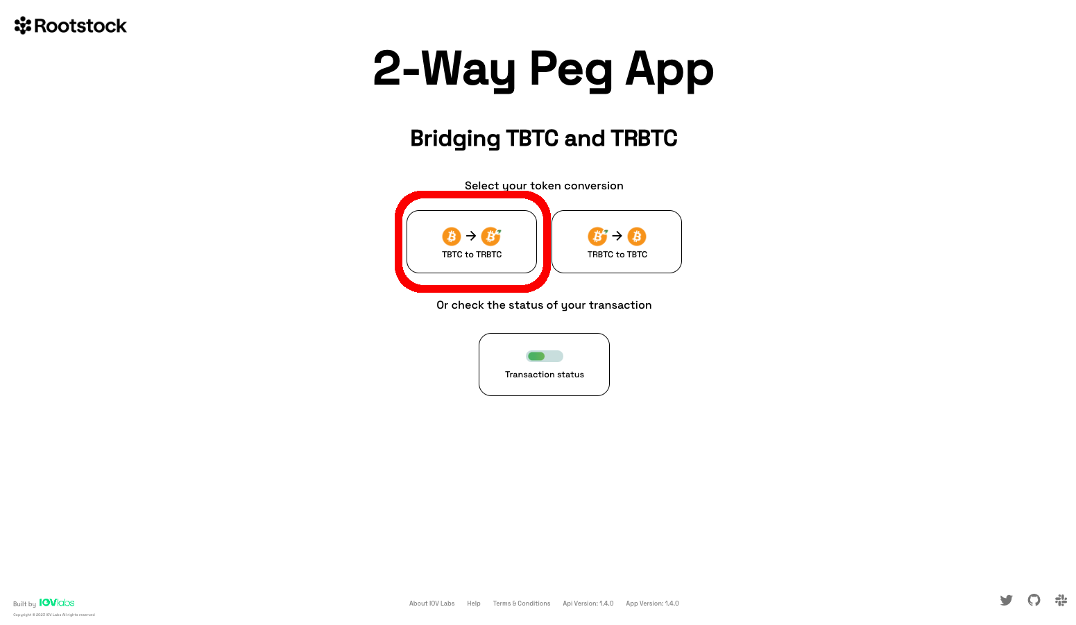 Select Conversion Type