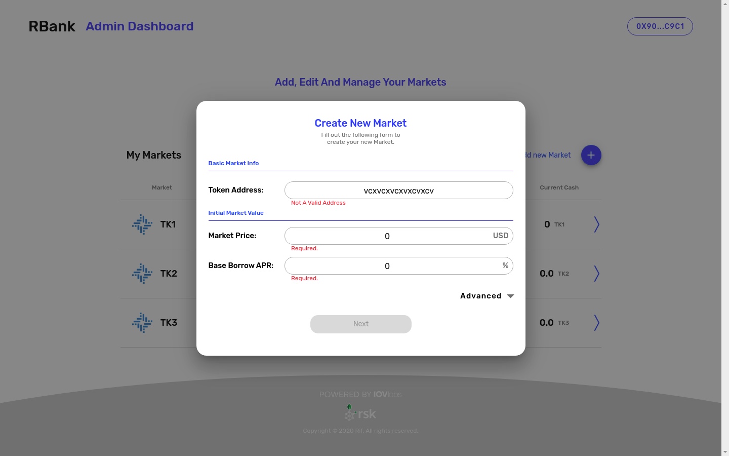 RBank - Admin Dashboard