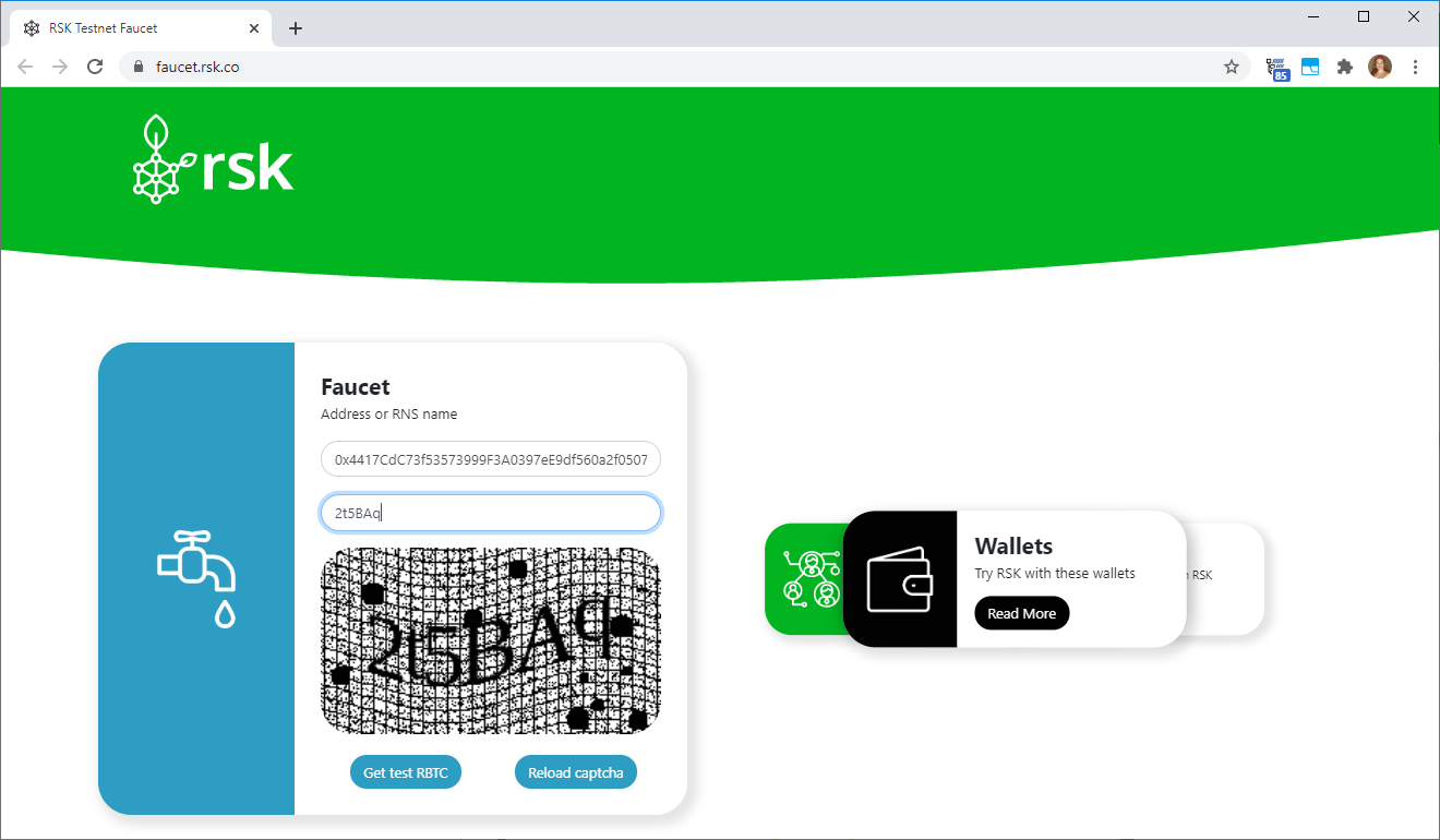 faucet.testnet.rsk.co