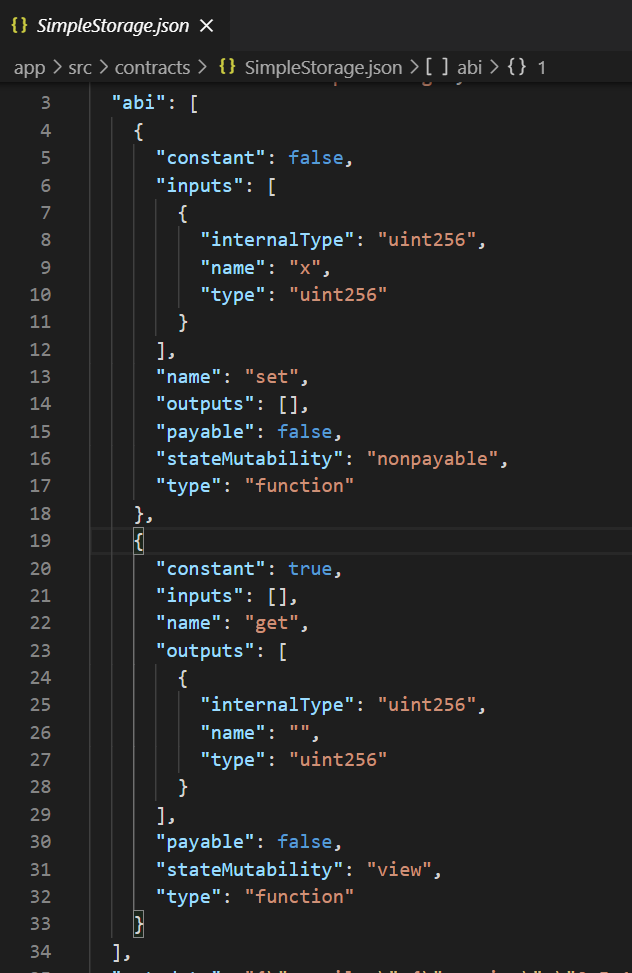 simpleStorage.json abi